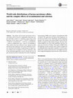 Research paper thumbnail of World‑wide distributions of lactase persistence alleles and the complex effects of recombination and selection