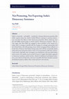 Research paper thumbnail of 'Not Promoting, Not Exporting: India's Democracy Assistance', Rising Powers Quarterly 2(3) (2017)