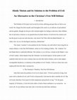 Research paper thumbnail of Hindu Theism and Its Solution to the Problem of Evil: An Alternative to the Christian's Free Will Defense