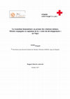 Research paper thumbnail of La transition humanitaire au prisme des relations intimes. Mixités conjugales et captation de la « rente du développement » au Niger, Rapport de fin post-doctorat IMAf-Fonds Croix rouge française, 33 p.