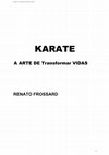 Research paper thumbnail of KARATE A ARTE DE TRANSFORMAR VIDAS 2015.pdf