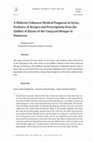 Research paper thumbnail of A Hitherto Unknown Medical Fragment in Syriac.
Evidence of Recipes and Prescriptions from the
Qubbet el-Ḫazne of the Umayyad Mosque in
Damascus
