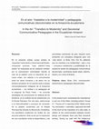 Research paper thumbnail of En el aire: “traslados a la modernidad” y pedagogías comunicativas (de)coloniales en la Amazonía ecuatoriana