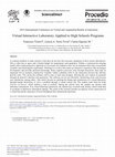 Research paper thumbnail of ScienceDirect 2015 International Conference on Virtual and Augmented Reality in Education Virtual Interactive Laboratory Applied to High Schools Programs