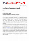 Research paper thumbnail of La Cura Summer school