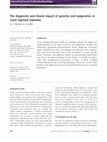 Research paper thumbnail of The diagnostic and clinical impact of genetics and epigenetics in acute myeloid leukemia