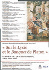 Research paper thumbnail of Ancient philosophy seminar - Plato's Lysis and Symposium - D EL MURR.pdf