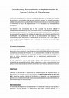 Research paper thumbnail of CAPACITACION Y ASESORAMIENTO DE IMPLEMENTACION DE BPM