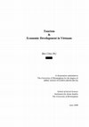 Research paper thumbnail of Tourism and economic development in Vietnam