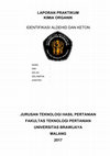 Research paper thumbnail of LAPORAN + TM PRAKTIKUM KIMIA ORGANIK IDENTIFIKASI ALDEHID DAN KETON.docx