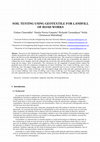 Research paper thumbnail of SOIL TESTING USING GEOTEXTILE FOR LANDFILL OF ROAD WORKS - Richardo Tarunadjaya - 1434021