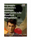 Research paper thumbnail of Ontologia e dicibilità nel Tractatus Logico-Philosophicus