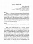 Research paper thumbnail of Religions and Spirituality