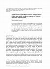 Research paper thumbnail of Applications of Carl Rogers' theory and practice to couple and family therapy: a response to Harlene Anderson and David Bott