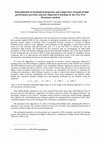 Research paper thumbnail of Determination of mechanical properties and compressive strength of high performance pervious concrete subjected to leaching by the Free-Free Resonance method