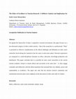 Research paper thumbnail of The Ethics of Excellence in Tourism Research: A Reflexive Analysis and Implications for Early Career Researchers