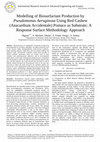 Research paper thumbnail of Modelling of Biosurfactant Production by Pseudomonas Aeruginosa Using Red Cashew (Anacardium Accidentale) Pomace as Substrate; A Response Surface Methodology Approach