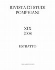 Research paper thumbnail of RIVISTA DI STUDI POMPEIANI XIX 2008