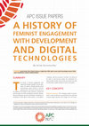 Research paper thumbnail of A history of feminist engagement with development and digital technologies