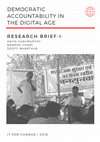 Research paper thumbnail of Democratic accountability in the digital age