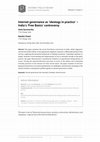 Research paper thumbnail of Internet governance as 'ideology in practice’: India's 'Free Basics' controversy, Internet Policy Review