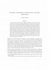 Research paper thumbnail of Normative commitments, causal structure, and policy disagreement