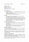 Research paper thumbnail of José Afonso Basic Personal CV