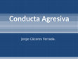 Research paper thumbnail of Conducta Agresiva