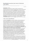 Research paper thumbnail of Sussidiarietà economica, beni comuni e riforma del Terzo settore