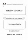 Research paper thumbnail of FÍSICA Y QUÍMICA ESTUDIOS GENERALES