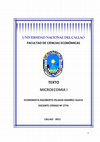 Research paper thumbnail of FACULTAD DE CIENCIAS ECONÓMICAS UNIVERSIDAD NACIONAL DEL CALLAO TEXTO MICROECOMIA I ECONOMISTA RIGOBERTO PELAGIO RAMÍREZ OLAYA DOCENTE CÓDIGO Nº 2774 CALLAO -2011