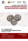 Research paper thumbnail of Annuncio Convegno internazionale di studi "Aspetti monetari e sociali di Creta in età ellenistica", Atene, 14-15.06.2018.