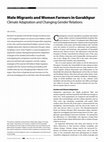 Research paper thumbnail of Male Migrants and Women Farmers in Gorakhpur Climate Adaptation and Changing Gender Relations