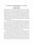 Research paper thumbnail of How did ancient authors understand Miriam's role as a prophet?