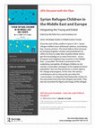 Research paper thumbnail of Syrian Refugee Children in the Middle East and Europe: Integrating the Young and Exiled