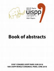 Research paper thumbnail of UISPP XVIIIe Congrès Paris - XVIIIe UISPP CONGRESS Paris  4-9 June 2018