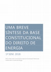 Research paper thumbnail of UMA BREVE SÍNTESE DA BASE CONSTITUCIONAL DO DIREITO DE ENERGIA