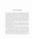 Research paper thumbnail of Aveiro - A questão demográfica