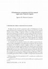 Research paper thumbnail of El fundamento escriturístico de la ley natural según santo Tomás de Aquino