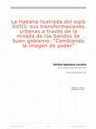 Research paper thumbnail of Apaolaza-Llorente, D. (2018). La Habana ilustrada del siglo XVIII: sus transformaciones urbanas a través de la mirada de los bandos de buen gobierno. “Cambiando la imagen de poder”