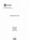 Research paper thumbnail of Contaminación marina