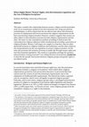 Research paper thumbnail of Whose Rights Matter? Women' Rights, Anti-­‐Discrimination Legislation and the Case of Religious Exceptions