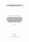 Research paper thumbnail of 2017, Le obbligazioni alimentari tra parti di un’unione civile e tra conviventi nel diritto internazionale privato, in Rivista trimestrale di diritto e procedura civile