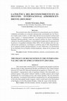 Research paper thumbnail of BOLETÍN ANTROPOLÓGICO / 121 LA POLÍTICA DEL RECONOCIMIENTO EN EL DECENIO INTERNACIONAL AFRODESCEN- DIENTE (2015-2024