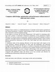 Research paper thumbnail of Computer Aided Design, Optimization and performance enhancement of solid state laser cavities