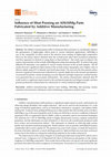 Research paper thumbnail of Influence of Shot Peening on AlSi10Mg Parts Fabricated by Additive Manufacturing