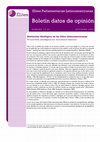 Research paper thumbnail of Distinción ideológica en las élites latinoamericanas Boletín datos de opinión