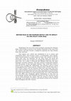 Research paper thumbnail of BRITISH ROLE IN THE WAHHABI REVOLT AND ITS IMPACT ON THE POLICY OVER IRAQ