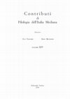 Research paper thumbnail of Contributi di filologia dell'Italia mediana (CoFIM) - indice del volume XIV (2000)