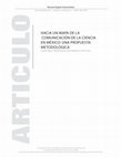 Research paper thumbnail of Hacia una aproximación de la comunicación de la ciencia en México